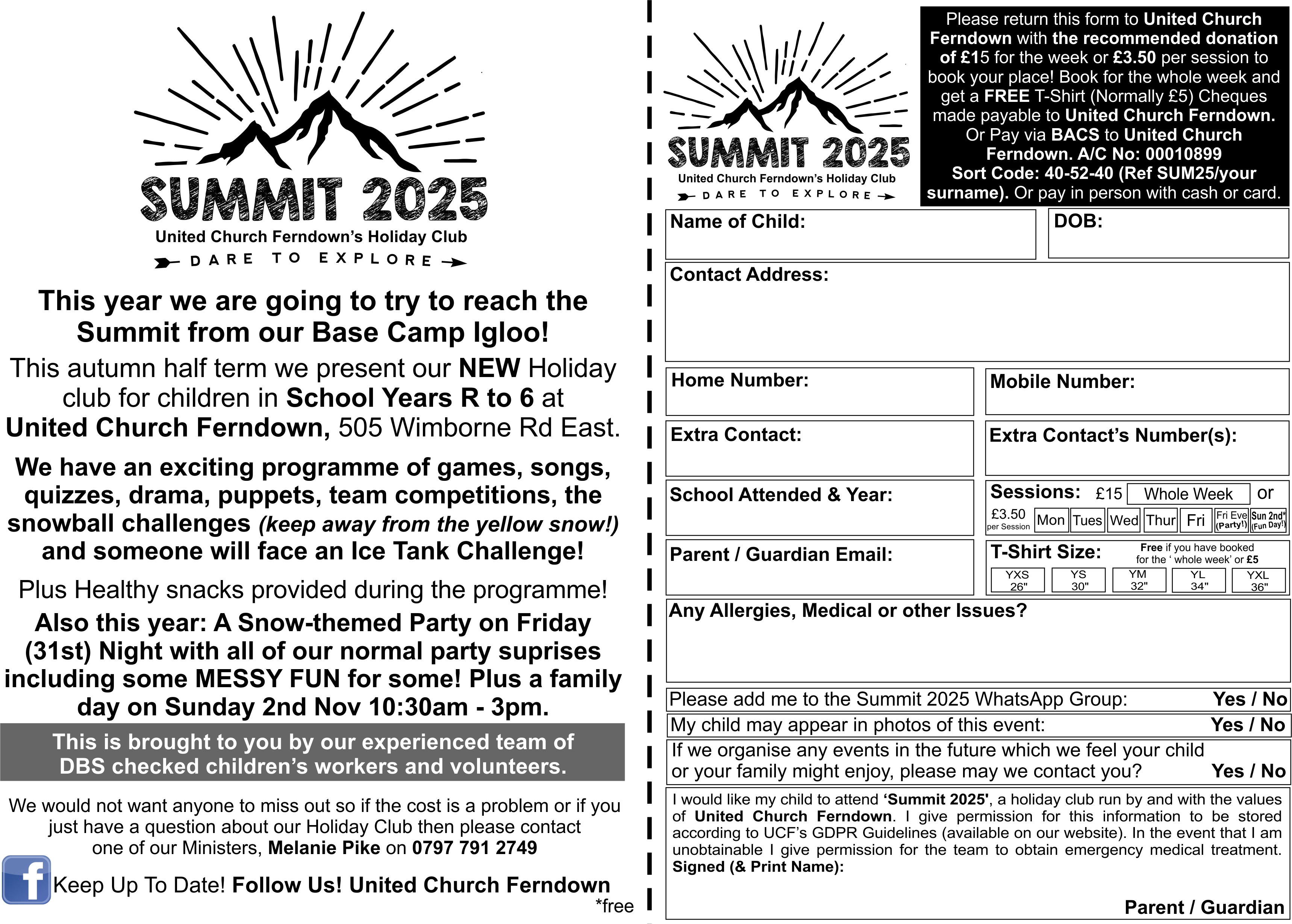 UCF Summit 2025 Leaflet Back